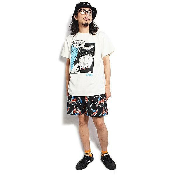 40％OFF SALE セール CALEE キャリー Allover feather pattern