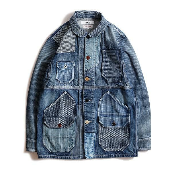 FDMTL ファンダメンタル PATCHWORK COVERALL 3YR WASH