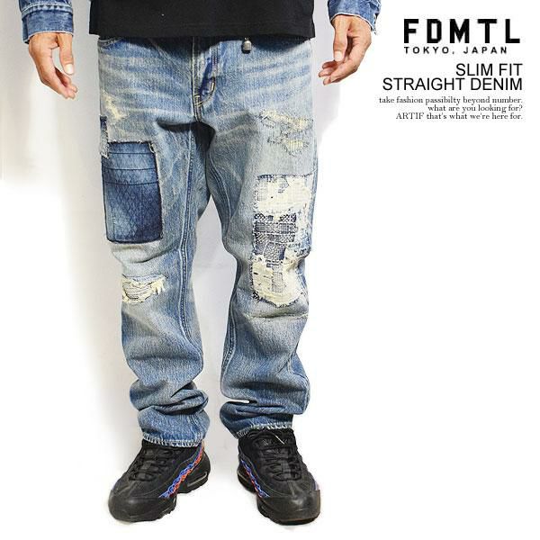 パンツ FDMTL SKINNY FIT STRAIGHT DENIM W34 L32 パンツ FDMTL SKINNY FIT STRAIGHT DENIM W34 L32