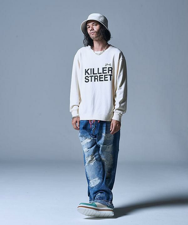 30％OFF SALE セール glamb グラム Heavy Damage Wide Denim