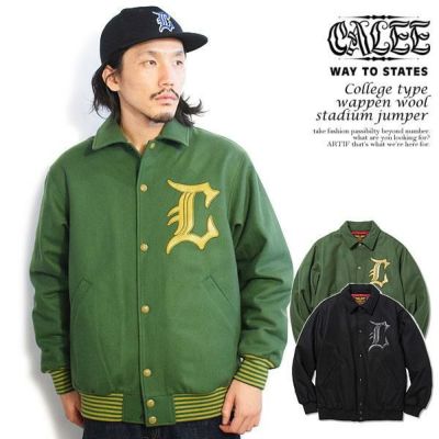 30％OFF SALE セール CALEE キャリー College type wappen wool ...
