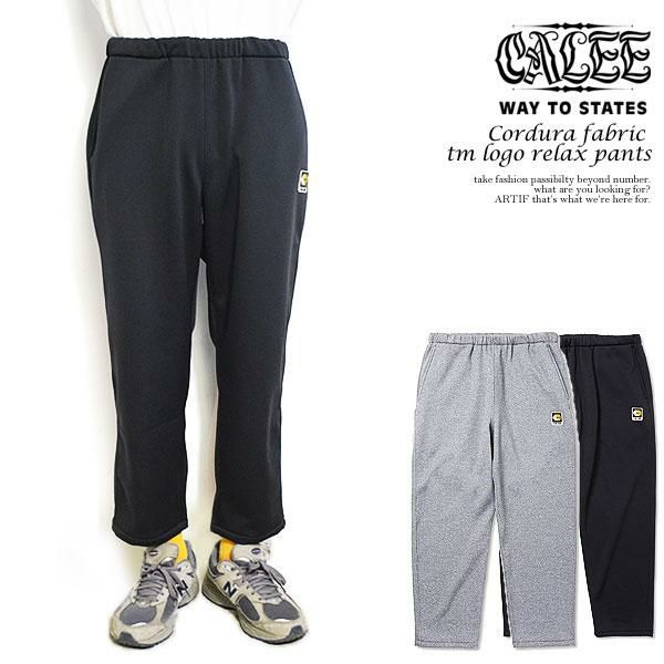 パンツ CALEE Cordura fabric tm logo relax pants CALEE キャリー Cordura fabric tm logo relax pants