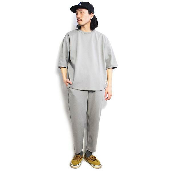 CALEE キャリー Multi way high way gauge weave relax pants