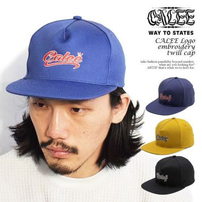 30％OFF SALE セール CALEE キャリー CALEE Logo embroidery twill cap