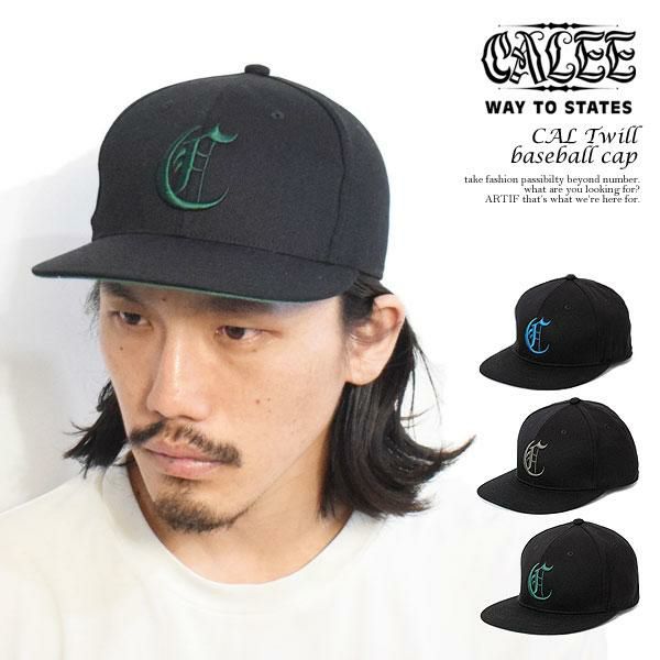 30％OFF SALE セール CALEE キャリー CAL Twill baseball cap