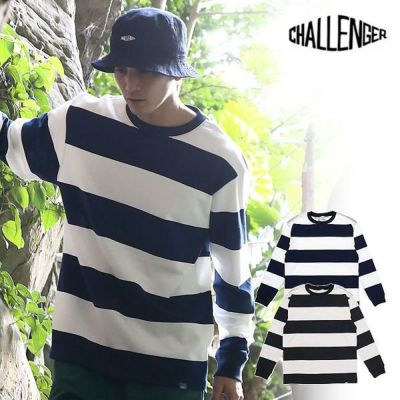 CHALLENGER チャレンジャー L/S HEAVYWEIGHT BORDER TEE