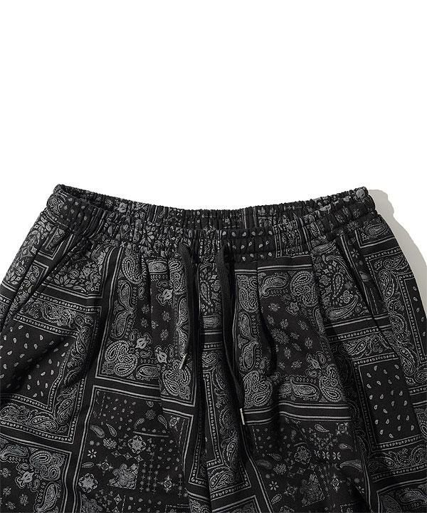 30％OFF SALE セール SUBCIETY サブサエティ PAISLEY SWEAT SHORTS