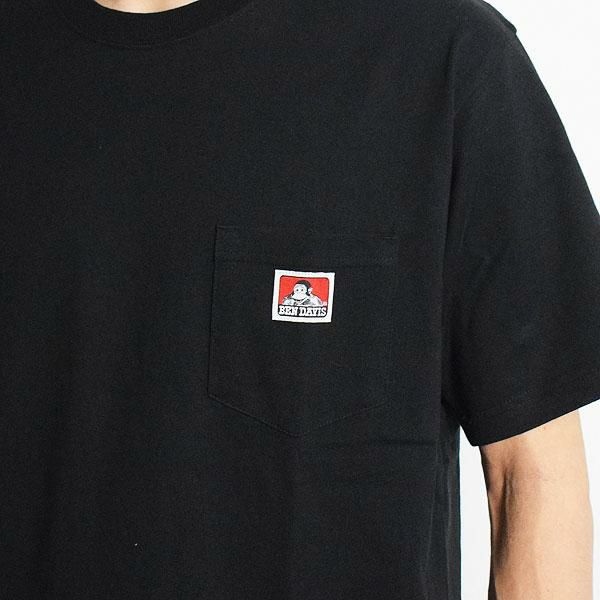 BEN DAVIS ベンデイビス BEN'S POCKET TEE -BLACK-