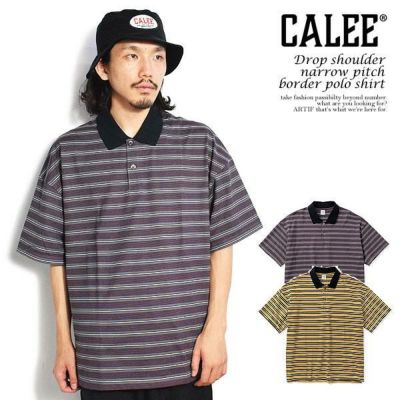 calee ストア ボーダー t シャツ