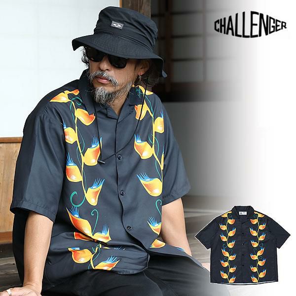 CHALLENGER チャレンジャー S/S FLAME LEAF SHIRT