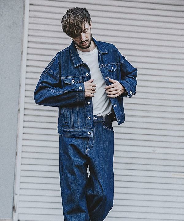 50％OFF SALE セール NO ID. ノーアイディー BIGデニムブルゾン