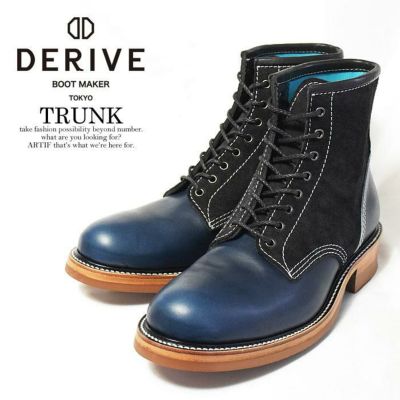 DERIVE ディライブ TRUNK レースアップブーツ メンズ ブーツ ワークブーツ アメカジ バイカー キャンセル不可 送料無料 ストリート