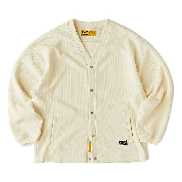 【未使用】F.A.T. WAFFGAN カーディガン FAT オフホワイト 30％OFF SALE セール FAT エフエーティーWAFFGAN