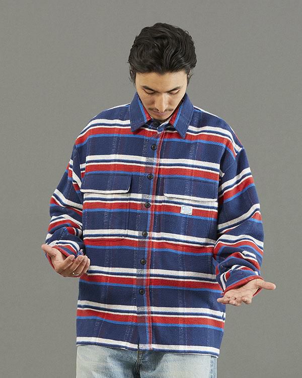 Liberaiders リベレイダース STRIPE FLANNEL SHIRT | PHYNAM