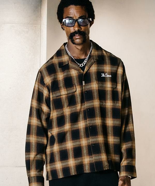 2023 AUTUMN&WINTER CRIMIE クライミー OMBRE CHECK LONG SLEEVE SHIRT