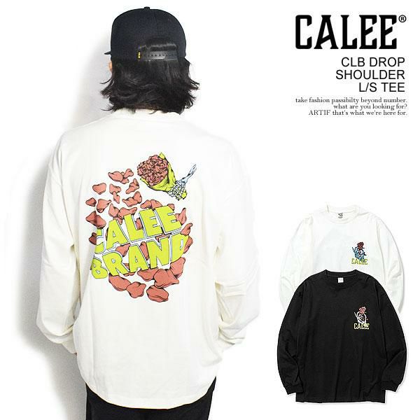 CALEE キャリー CLB DROP SHOULDER L/S TEE