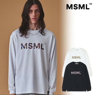 50％OFF SALE セール M.S.M.L エムエスエムエル ART GRAPHIC LOGO LONG SLEEVE T SHIRT msml