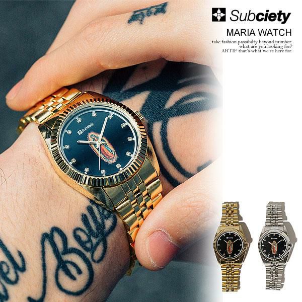 希少✨電池新品✨Subciety マリア　ダイヤ　腕時計　サブサエティ　廃盤 希少✨電池新品✨Subciety マリア ダイヤ 腕時計 サブサエティ