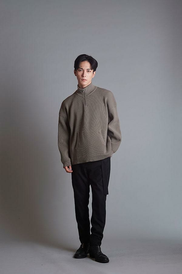 50%OFF SALE セール NO ID. ノーアイディー ハーフZIPニットPO 50%OFF SALE セール NO ID. ノーアイディー ハーフZIPニットPO