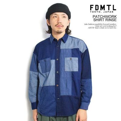 FDMTL ファンダメンタル PATCHWORK SHIRT RINSE