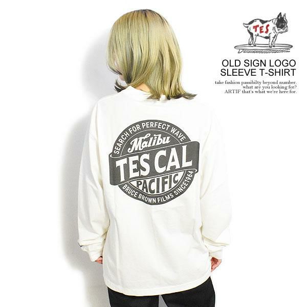 The Endless Summer エンドレスサマー TES OLD SIGN LOGO SLEEVE T-SHIRT