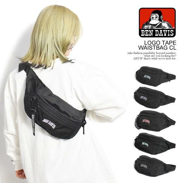 BEN DAVIS ベンデイビス LOGO TAPE WAISTBAG CL