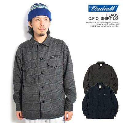 20%OFF SALE セール RADIALL ラディアル FLAGS - C.P.O. SHIRT L/S