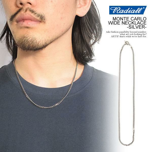 RADIALL ラディアル MONTE CARLO - WIDE NECKLACE -SILVER-