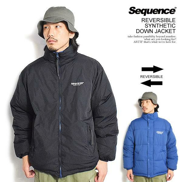 SEQUENZ シークエンズ REVERSIBLE SYNTHETIC DOWN JACKET | PHYNAM