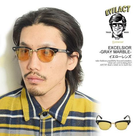 EVILACT EYEWEAR イーブルアクト アイウェア EXCELSIOR -GRAY MARBLE