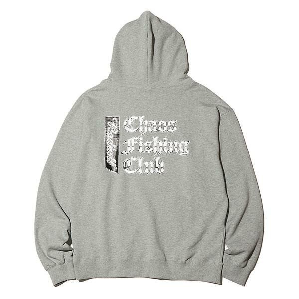 RADIALL×CHAOS FISHING CLUB ラディアル CHROME LETTERS - HOODIE