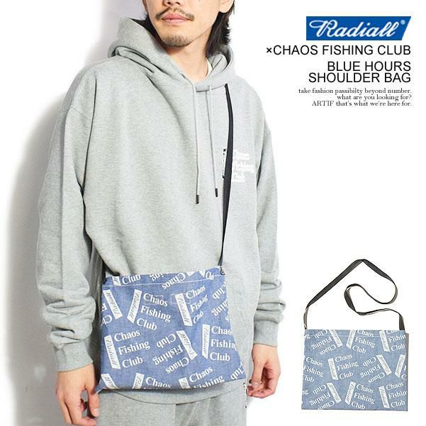 RADIALL×CHAOS FISHING CLUB ラディアル BLUE HOURS - SHOULDER BAG