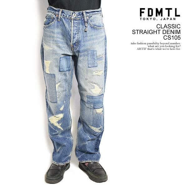 FDMTL ファンダメンタル CLASSIC STRAIGHT DENIM CS105