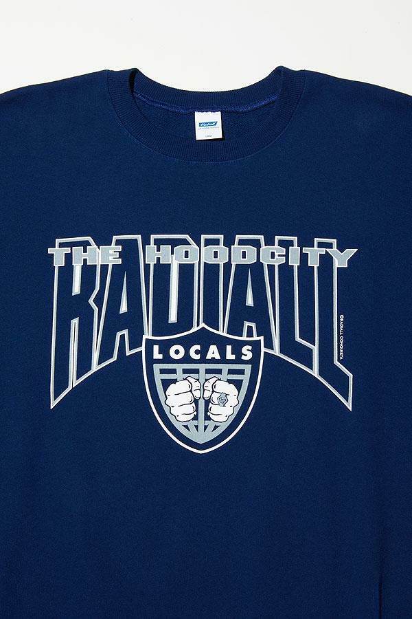 RADIALL ラディアル HOOD CITY - CREW NECK SWEATSHIRT L/S