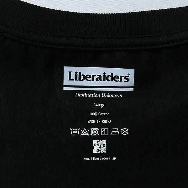 Liberaiders リベレイダース LIBERAIDERS 2 PACK TEE -BLACK Liberaiders リベレイダース LIBERAIDERS 2 PACK TEE -BLACK