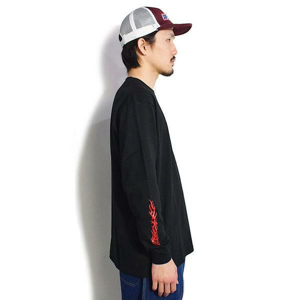 LURKING CLASS ラーキングクラス NEVER ENDS L/S TEE -BLACK-