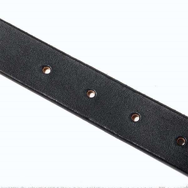 CALEE キャリー PLANE LEATHER NARROW BELT CL-24SS007LE
