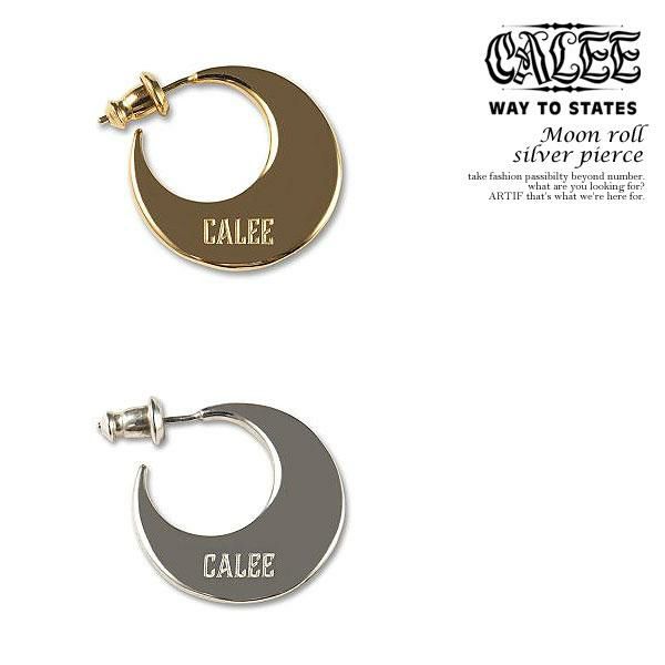 アクセサリー CALEE MOON ROLL SILVER PIERCE CALEE - MOON ROLL STUDS