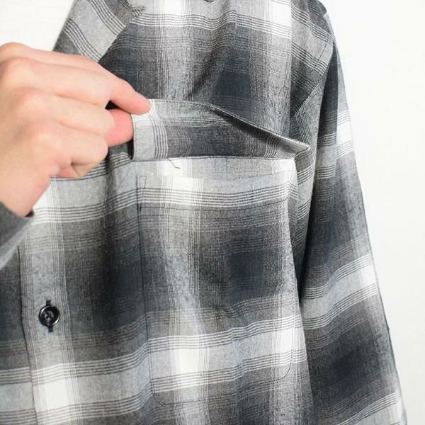RADIALL ラディアル BELAIR - OPEN COLLARED SHIRT L/S
