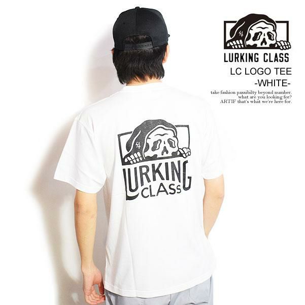 LURKING CLASS ラーキングクラス LC LOGO TEE -WHITE-