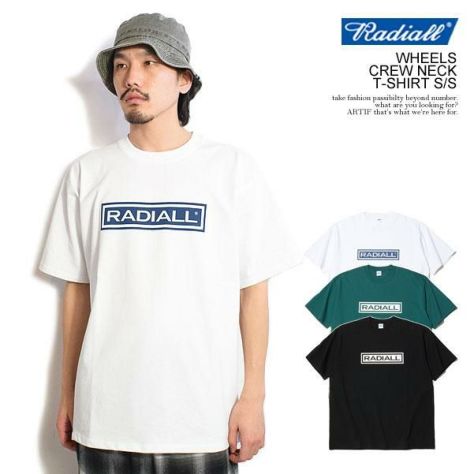 RADIALL ラディアル WHEELS - CREW NECK T-SHIRT S/S