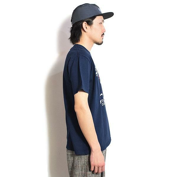 The Endless Summer エンドレスサマー SURF'S UP COLLEGE T-SHIRT -NAVY-