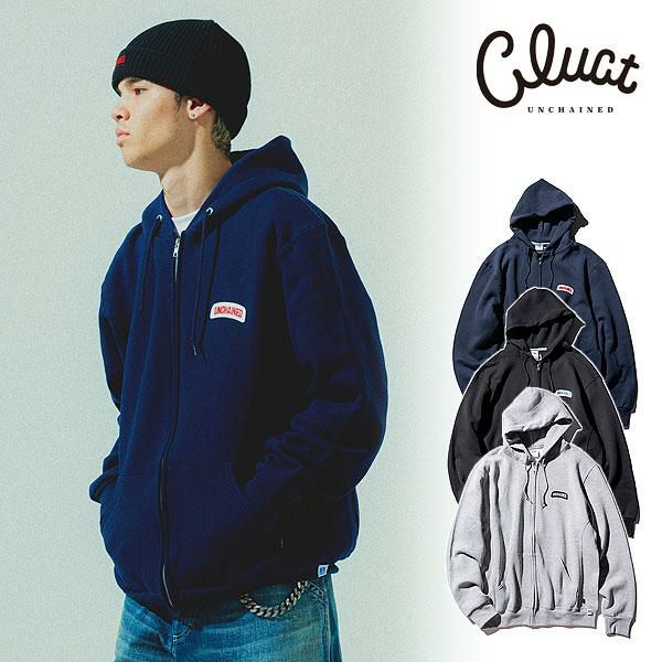 CLUCT クラクト UNCHAIDED[RUSSELL ZIP HOODIE]