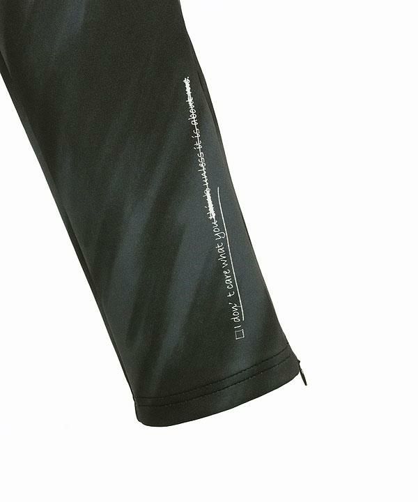 GLIMCLAP グリムクラップ Tight fit track pants-uneven feeling