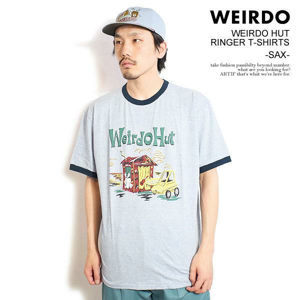 WEIRDO ウィアード WEIRDO HUT - RINGER T-SHIRTS -SAX-