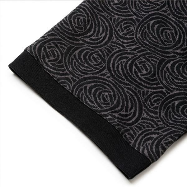 CALEE キャリー SPIRAL PATTERN JACQUARD SH