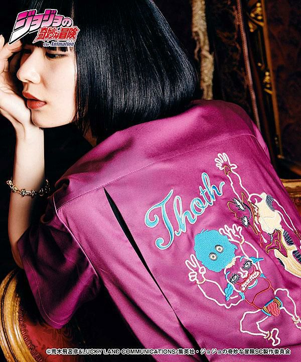 ジョジョqlamb ボウリングシャツ XLサイズ ジョジョの奇妙な冒険【glamb】オープンカラーシャツ2