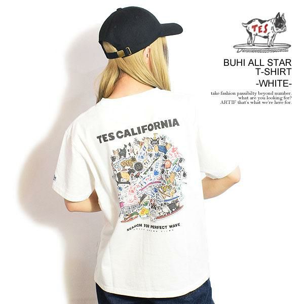 The Endless Summer エンドレスサマー TES BUHI ALL STAR T-SHIRT -WHITE-