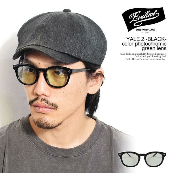 EVILACT EYEWEAR イーブルアクト アイウェア YALE 2 -BLACK- / color 