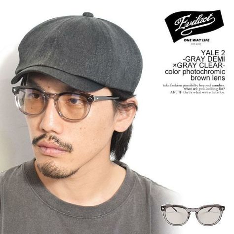 EVILACT EYEWEAR イーブルアクト アイウェア YALE 2 -GRAY DEMI